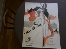 PRATT - SCORPIONS DU  DÉSERT -  AFFICHE - BD - DESSIN INEDIT - PUBLICITE