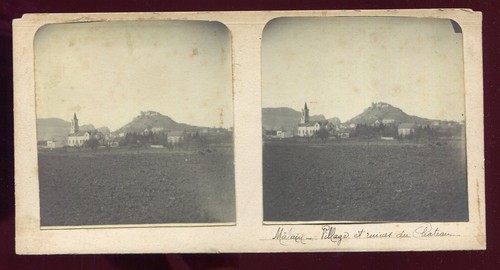 Ancienne photo stéréo - ancienne,