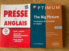lot de 2 livres d'anglais pour classes preparatoires