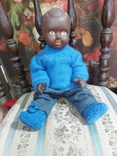 Poupée poupon Noir Maréchal