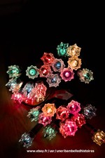 Ancienne Guirlande Électrique Noël  vintage années 30 lampes non clignotantes