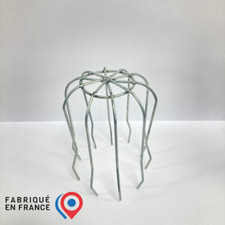 Lot Crapaudines pour descente de gouttière Ø 60-80 mm - Crapaudine galvanisée