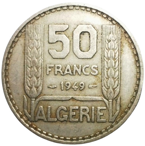 Monnaie algérie 50 francs - 50,