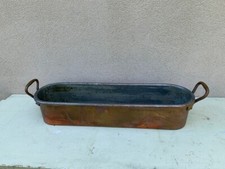 Magnifique Ancienne POISSONNIERE CUIVRE DEHILLERIN Paris Années 1930 OLD COPPER