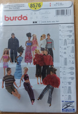 PATRONS GARDE ROBE POUPEES MANNEQUIN /BARBIE BURDA N°8576 + CADEAU