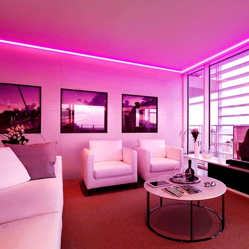 12v pink waterproof led neon - pink,