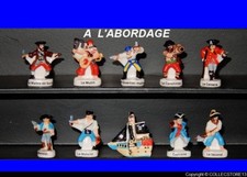 SERIE COMPLETE DE FEVES A L'ABORDAGE - PIRATES - CORSAIRES