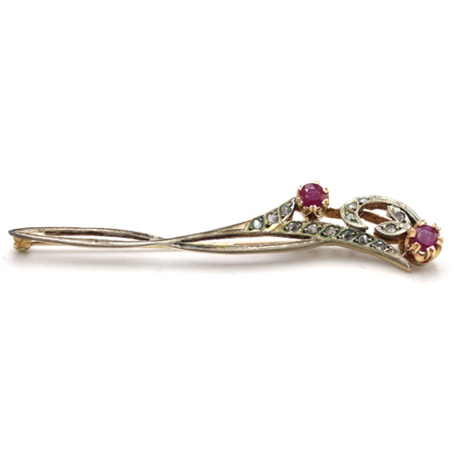 Broche style ancien or - broche,