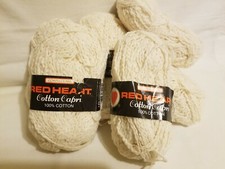 5 Red Heart Yarn 100% Cotton