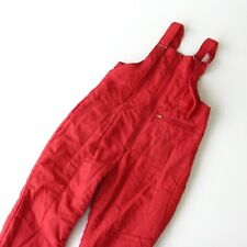 Authentique salopette de ski vintage des années 70 - Rouge Taille 44