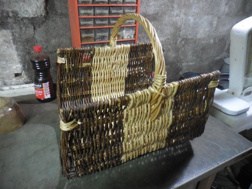 Panier bûches osier - panier, en