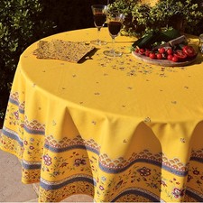 Nappe ronde 1m80 coton enduit - ronde,