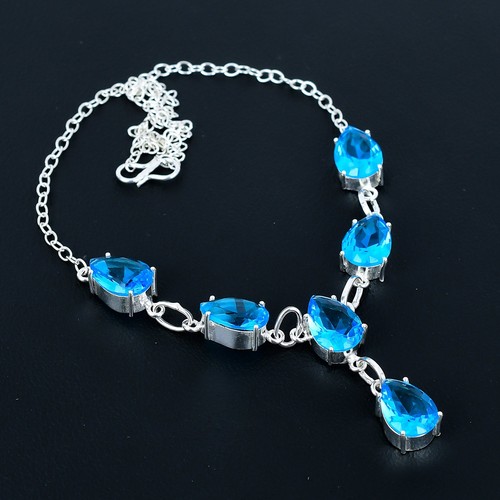Collier solitaire argent