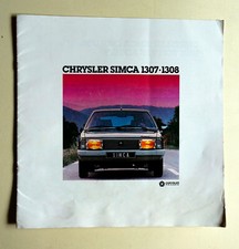 catalogue  publicité SIMCA