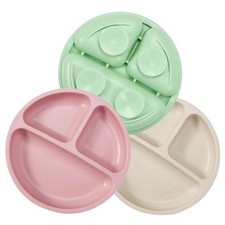 Lot de 3 assiettes divisées