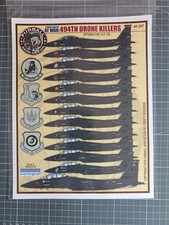 1/48 Decal Set - Strike Eagles at War - 494th Drone Killers - Furball #48-093