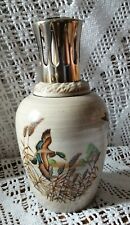 Ancienne lampe Berger en grès Breugnot  décor Canards