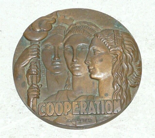 Medaille bronze cooperation - bronze,