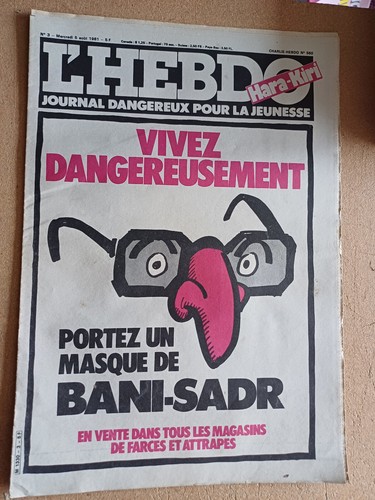 Hebdo hara kiri - l’hebdo, numéro