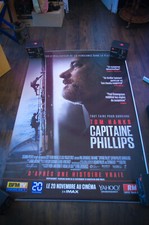 CAPTAIN PHILLIPS ? French Shelter Rolled DS Vintage Movie Poster Original 2013