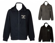 Sweat homme EMPORIO ARMANI veste ouverte en maille avec zip et capuche sweat hiv