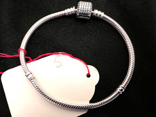 Bracelet Icons maille serpent pavé scintillant argent 925 authentique PANDORA(5)