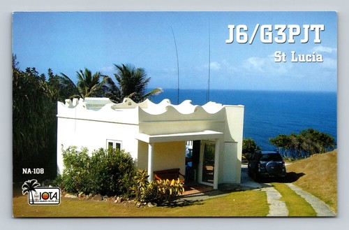 Ham radio qsl g3pjt - qsl, j6/g3pjt
