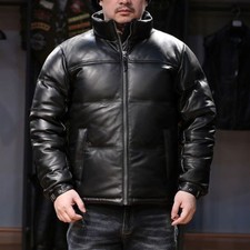 Men's Black Genuine Leather