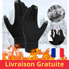Gants Tricotés Épais Hiver