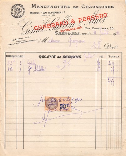 1930 manufacture chaussures - 1930,