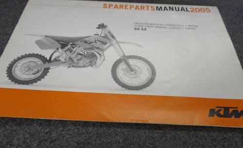 Manuel pièces ktm sx - pièces,