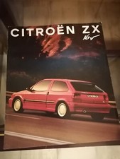 Citroen ZX 16V depliant publicitaire 1992