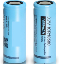 Batterie Lithium 3,7V 18500