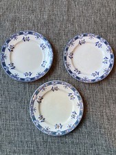 3 Assiettes Dessert Porcelaine Longwy