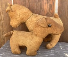 Lot De 2 Anciens Chiens En