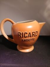 Pichet Grès Céramique À Eau RICARD Anisette estampillée  vîntage