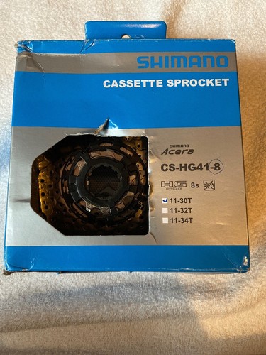Cassette mountain bike - 8v.,