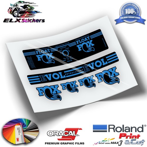 Autocollants amortisseur fox - autocollants,