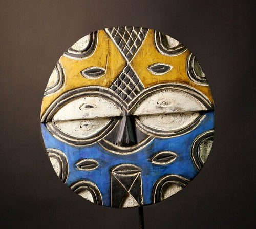 Ancien masque africain ekte - ancien,