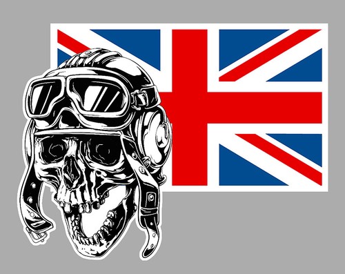Tete mort drapeau uk - de,