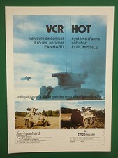 7/79 PUB PANHARD & LEVASSOR VEHICULE COMBAT ROUES VCR EUROMISSILE MISSILE HOT AD