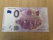BILLET TOURISTIQUE 0 EURO ZÉRO EURO EUROPA PARK 2018
