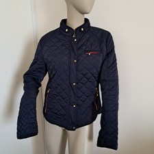 Veste matelassée blouson bleu marine Zara Taille XL