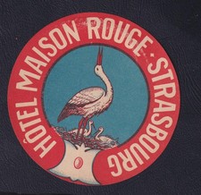 Ancienne étiquette bagage