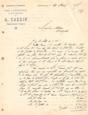 1897   VINS & SPIRITUEUX A