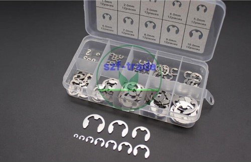 120pcs stainless steel - stainless, e-clip