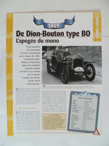 Carte fiche auto dion - fiche,