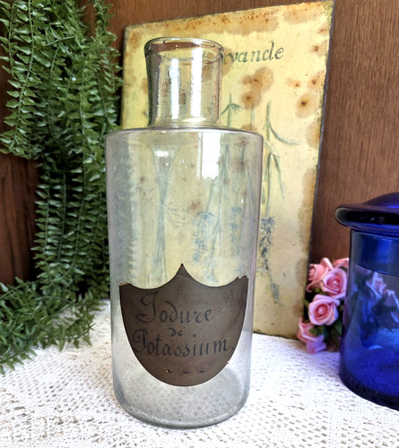 Ancien bocal pot apothicaire - ancien,
