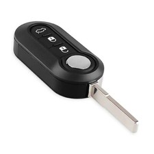 Coque Clé voiture pour Fiat 500 Panda Ducato Bravo Stilo Brava 3 Boutons