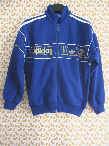 Veste adidas vintage bleu - vintage,